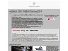 Tablet Screenshot of developmentalmarketing.com